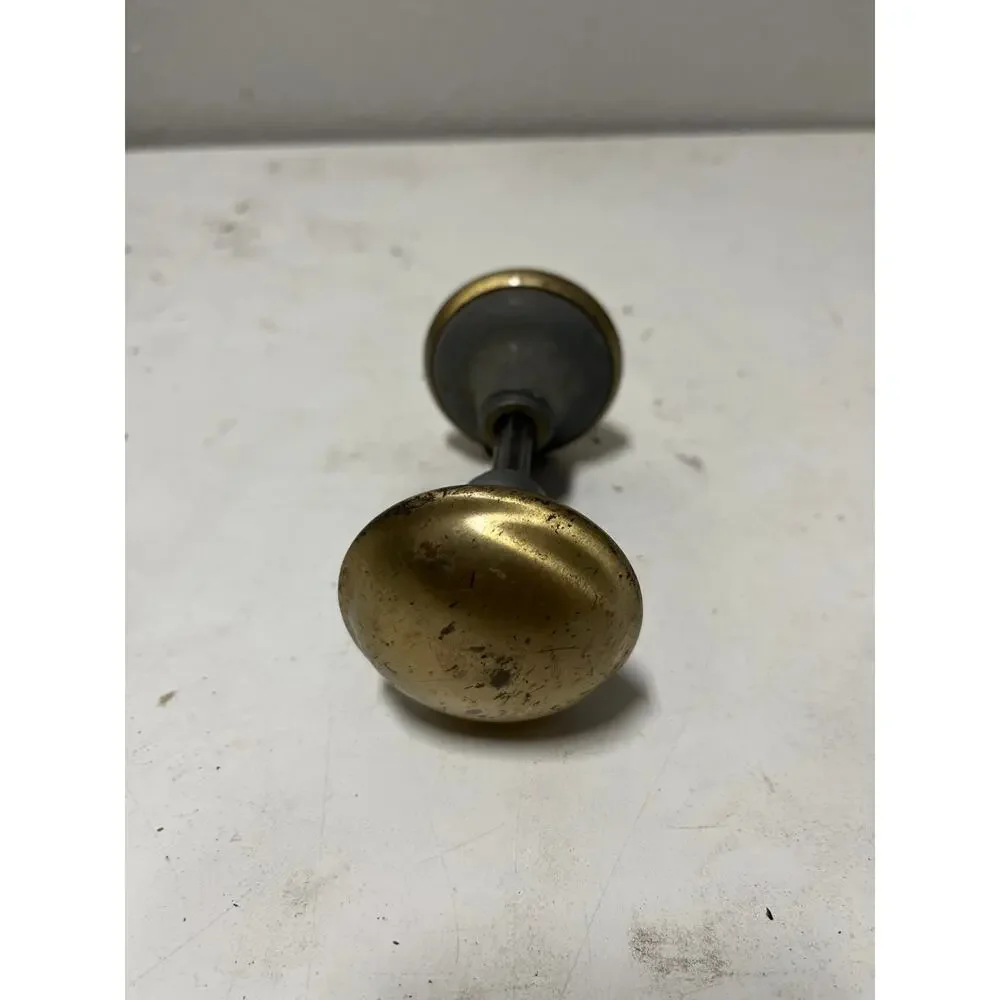 Vintage Brass steel Door Knob Architectural Salvage